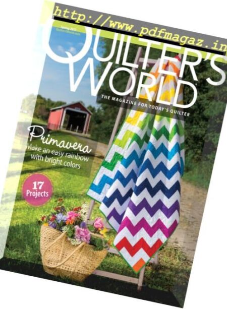 Quilter’s World – Spring 2017 Cover