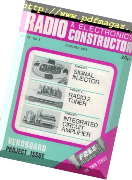 Radio & Electronics Constructor UK – October 1972 Cover