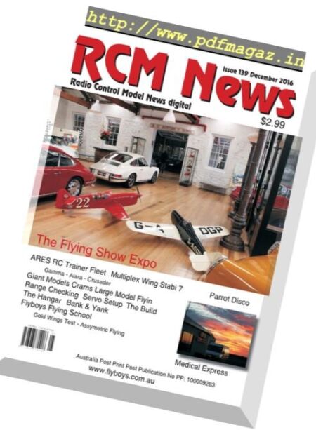 Radio Control Model News – December 2016 Cover