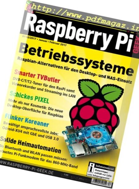 Raspberry Pi Geek – Januar-Februar 2017 Cover