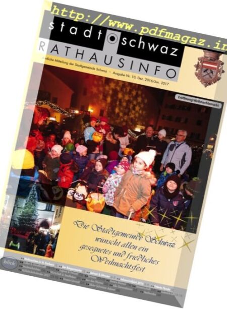Rathausinfo – Dezember 2016 – Januar 2017 Cover