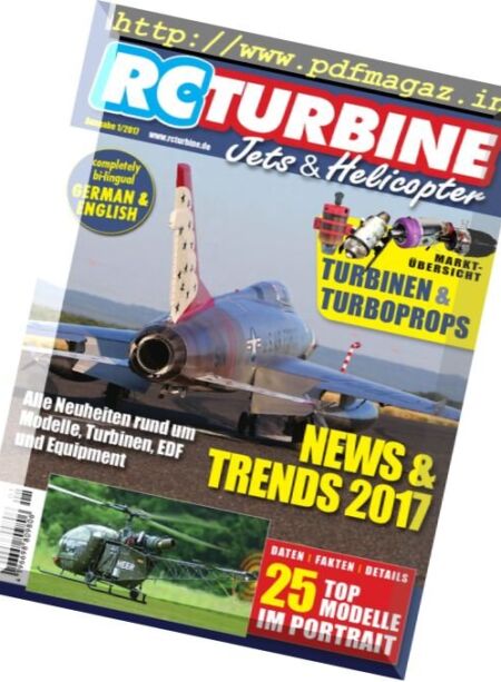 RC Turbine – Jets & Helicopter – Nr.1, 2017 Cover