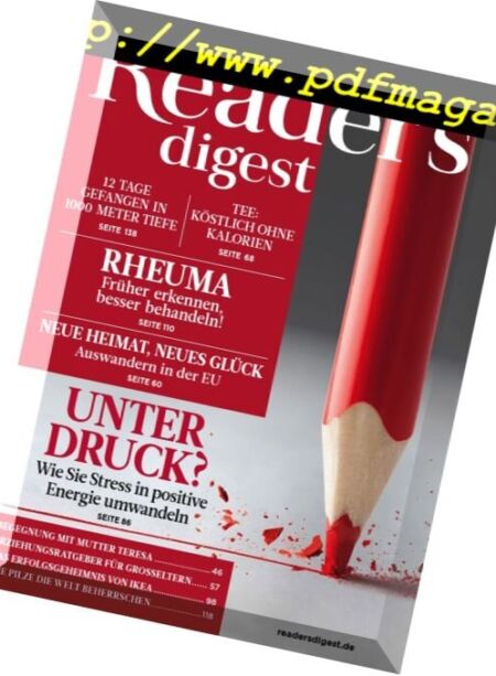 Reader’s Digest Germany – Januar 2017 Cover