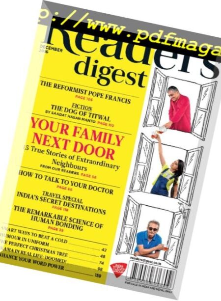 Reader’s Digest India – December 2016 Cover