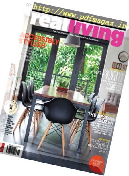 Real Living Philippines – December 2016 – January 2017 Cover