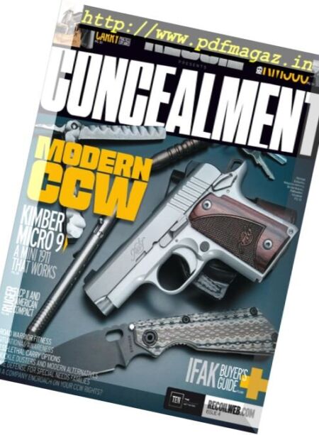Recoil presents – Concealment – Issue 4, 2016 Cover