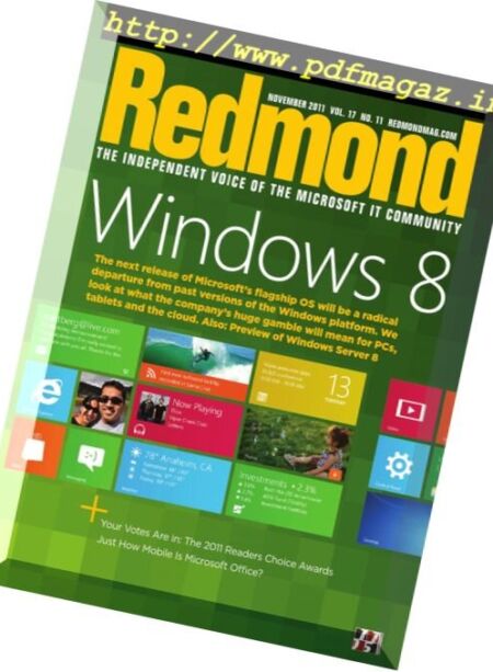 Redmond Magazine – November 2011 Cover