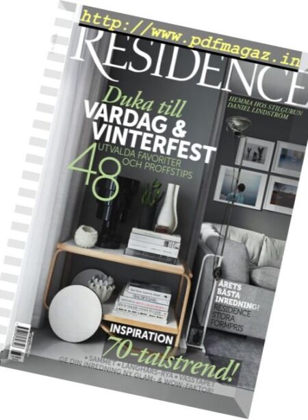 Residence Sweden – Nr.1, 2017 Cover