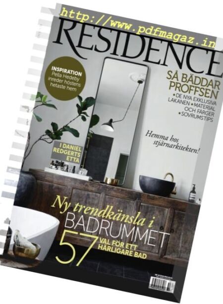 Residence Sweden – Nr.10, 2016 Cover