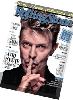 Rolling Stone France – Janvier 2017