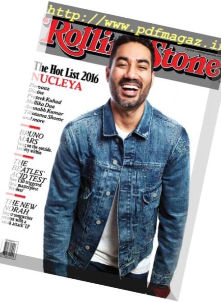 Rolling Stone India – December 2016 Cover