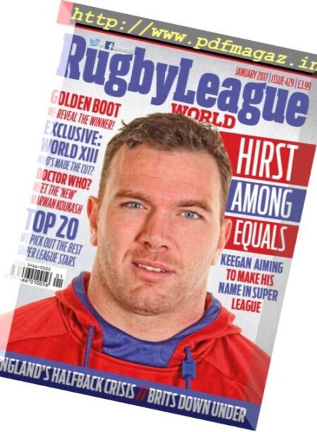 Rugby League World – January 2017 Cover