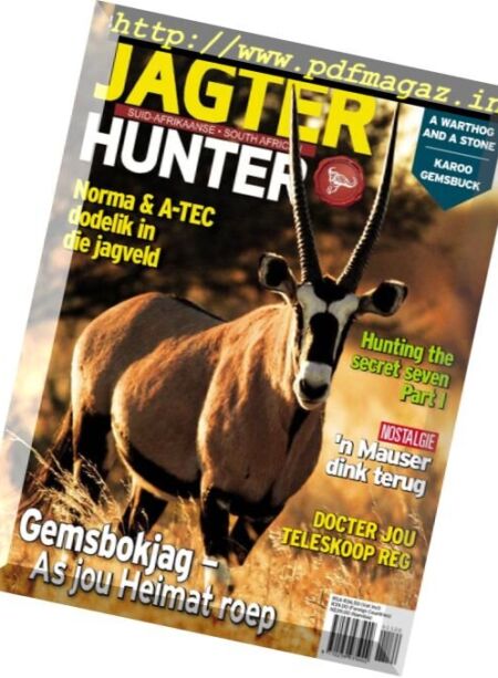 SA Hunter Jagter – Januarie 2017 Cover
