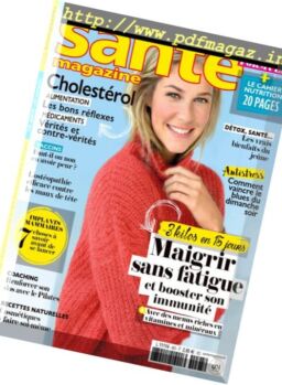 Sante Magazine – Janvier 2017