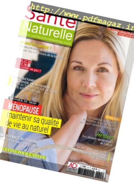 Sante Naturelle – Janvier-Fevrier 2017 Cover