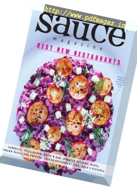 Sauce Magazine – December 2016 Cover