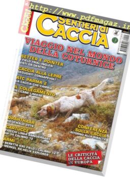 Sentieri Di Caccia – Dicembre 2016