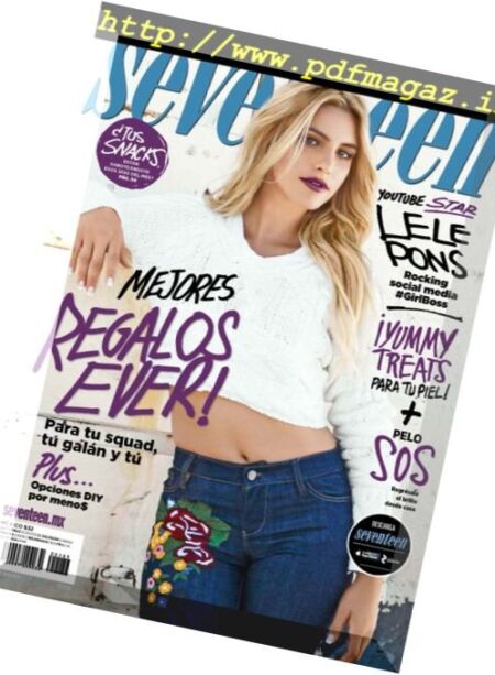 Seventeen Mexico – Diciembre 2016 Cover