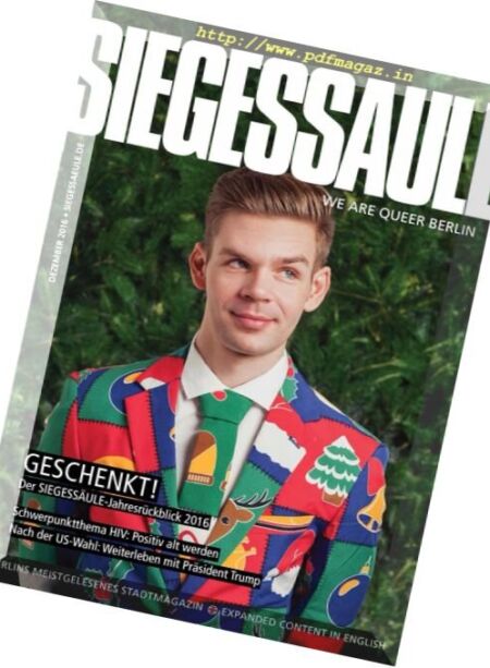 Siegessaule – Dezember 2016 Cover