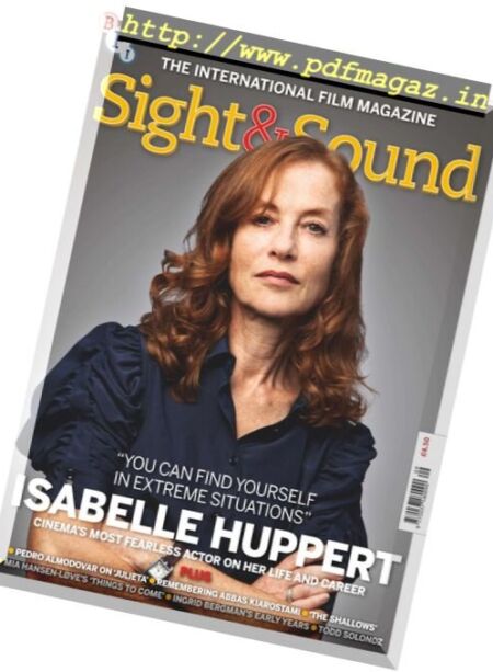 Sight & Sound – September 2016 Cover