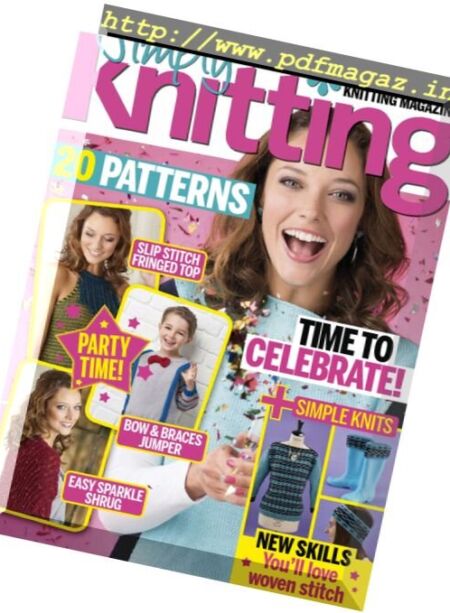 Simply Knitting – January 2017 Cover