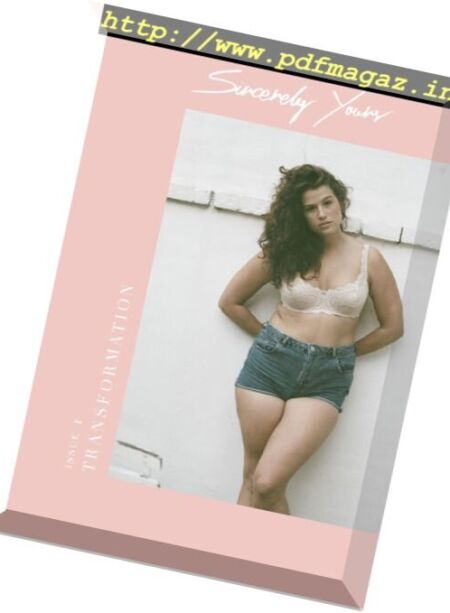Sincerely Yours Magazine – Issue 1, 2016 Cover