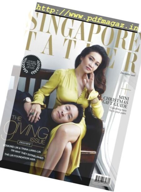 Singapore Tatler – December 2016 Cover
