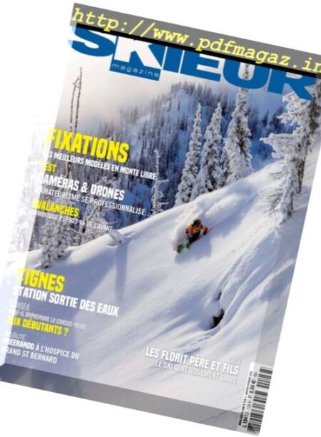 Skieur Magazine – Janvier-Fevrier 2017 Cover