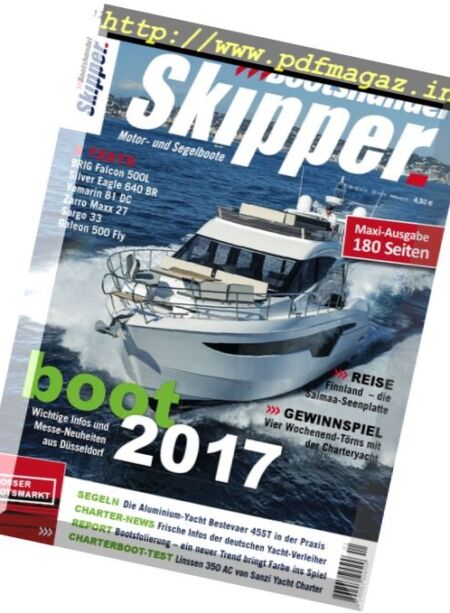 Skipper – Januar 2017 Cover