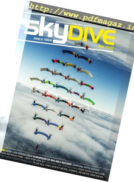 Skydive – December 2016 Cover