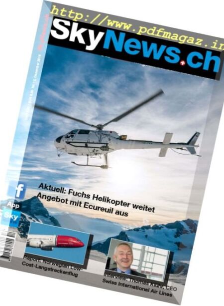 SkyNews.ch – Dezember 2016 Cover