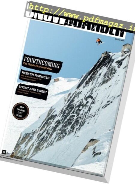 Snowboarder – December 2016 Cover
