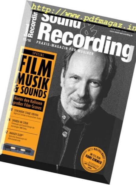 Sound & Recording – Dezember 2016 Cover