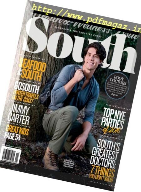 South Magazine – December 2016-January 2017 Cover
