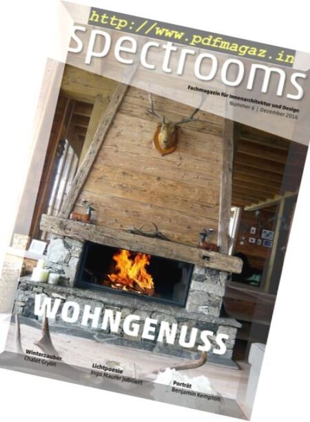 Spectrooms Magazin – Dezember 2016 Cover