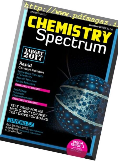 Spectrum Chemistry – December 2016 Cover