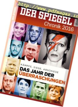 Spiegel Jahreschronik – 2016