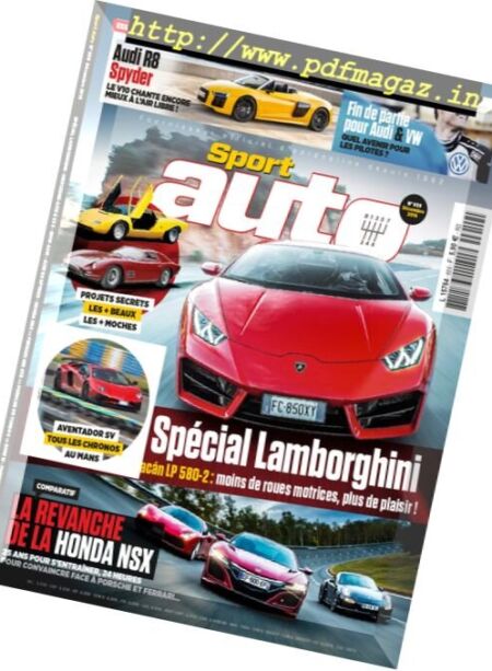 Sport Auto France – Decembre 2016 Cover