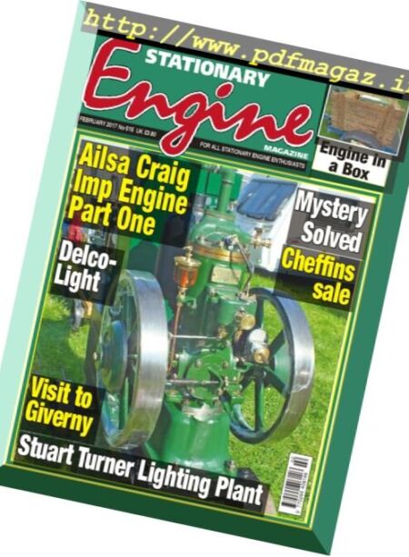 Stationary Engine – February 2017 Cover