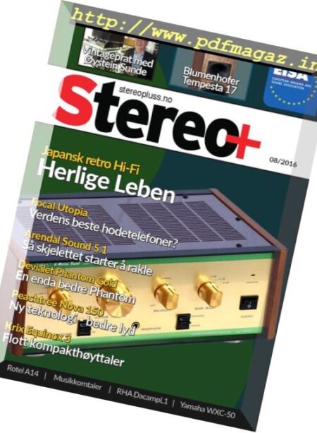 Stereo+ Nr.8, 2016 Cover