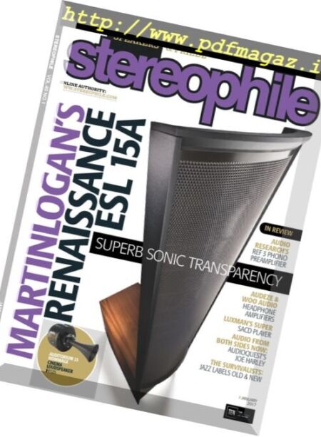 Stereophile – January 2017 Cover