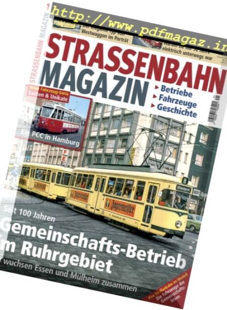 Strassenbahn Magazin – Januar 2017 Cover