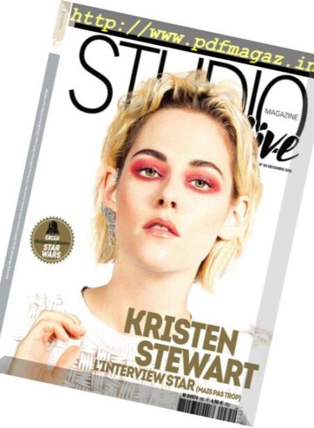 Studio CineLive – Decembre 2016 Cover