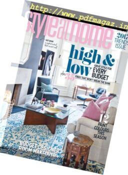 Style at Home Canada – January 2017