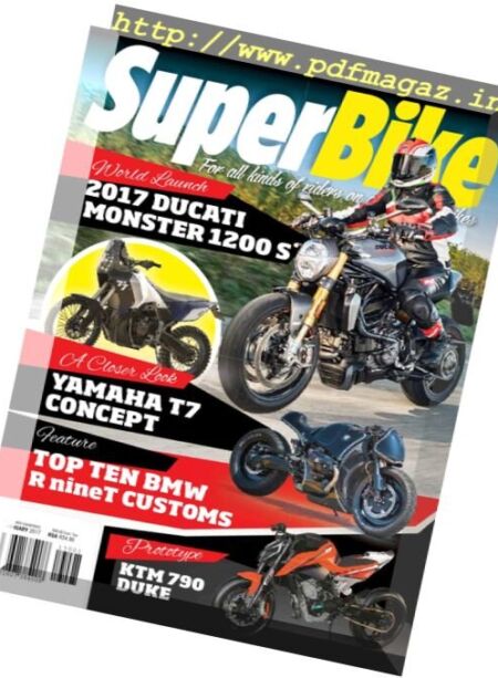 SuperBike South Africa – January 2017 Cover