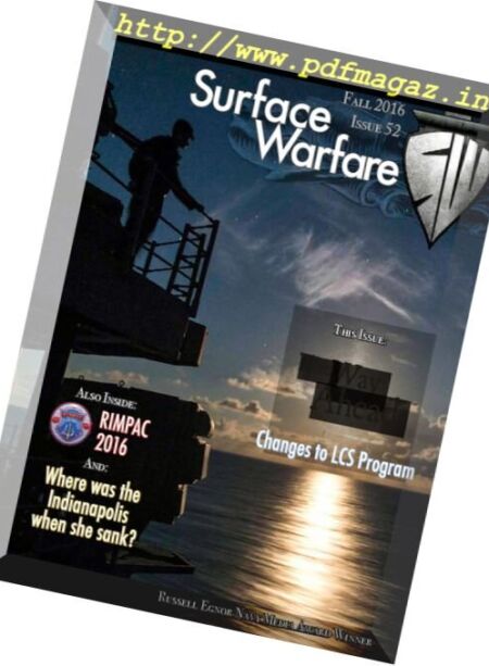 Surface Warfare Magazine Fall 2016 Cover