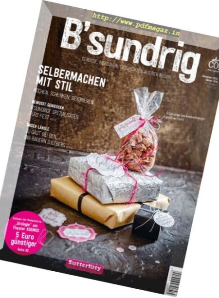 Sutterluty Magazin – Dezember 2015-Janner 2016 Cover