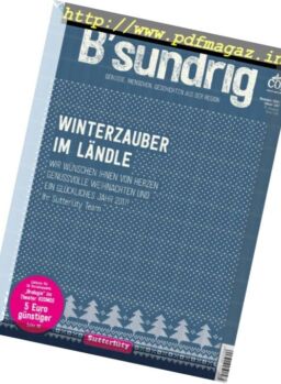 Sutterluty Magazin – Dezember 2016-Janner 2017