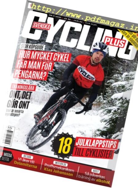 Svenska Cycling Plus – Nr.8, 2016 Cover