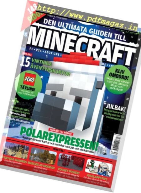 Svenska PC Gamer – Den ultimata guiden till Minecraft – Vinter 2016-2017 Cover
